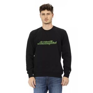 Automobili Lamborghini Black Cotton Men's Men's Sweater